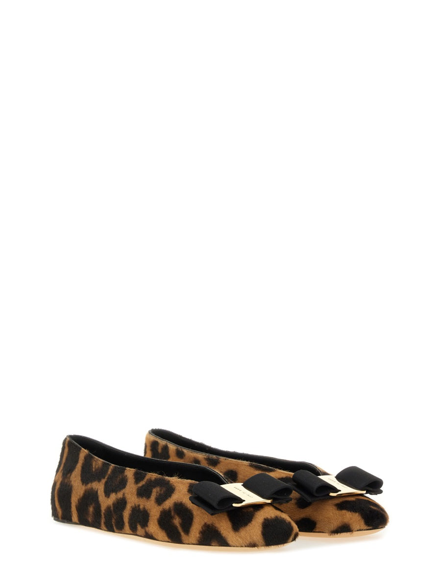 Ferragamo Women "Vara" Ballerina With Bow FERRAGAMO