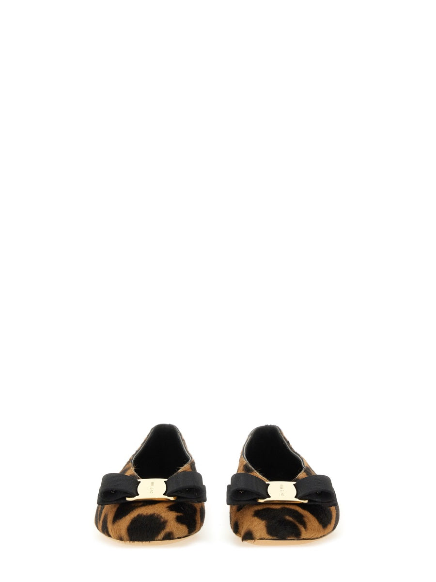 Ferragamo Women "Vara" Ballerina With Bow FERRAGAMO