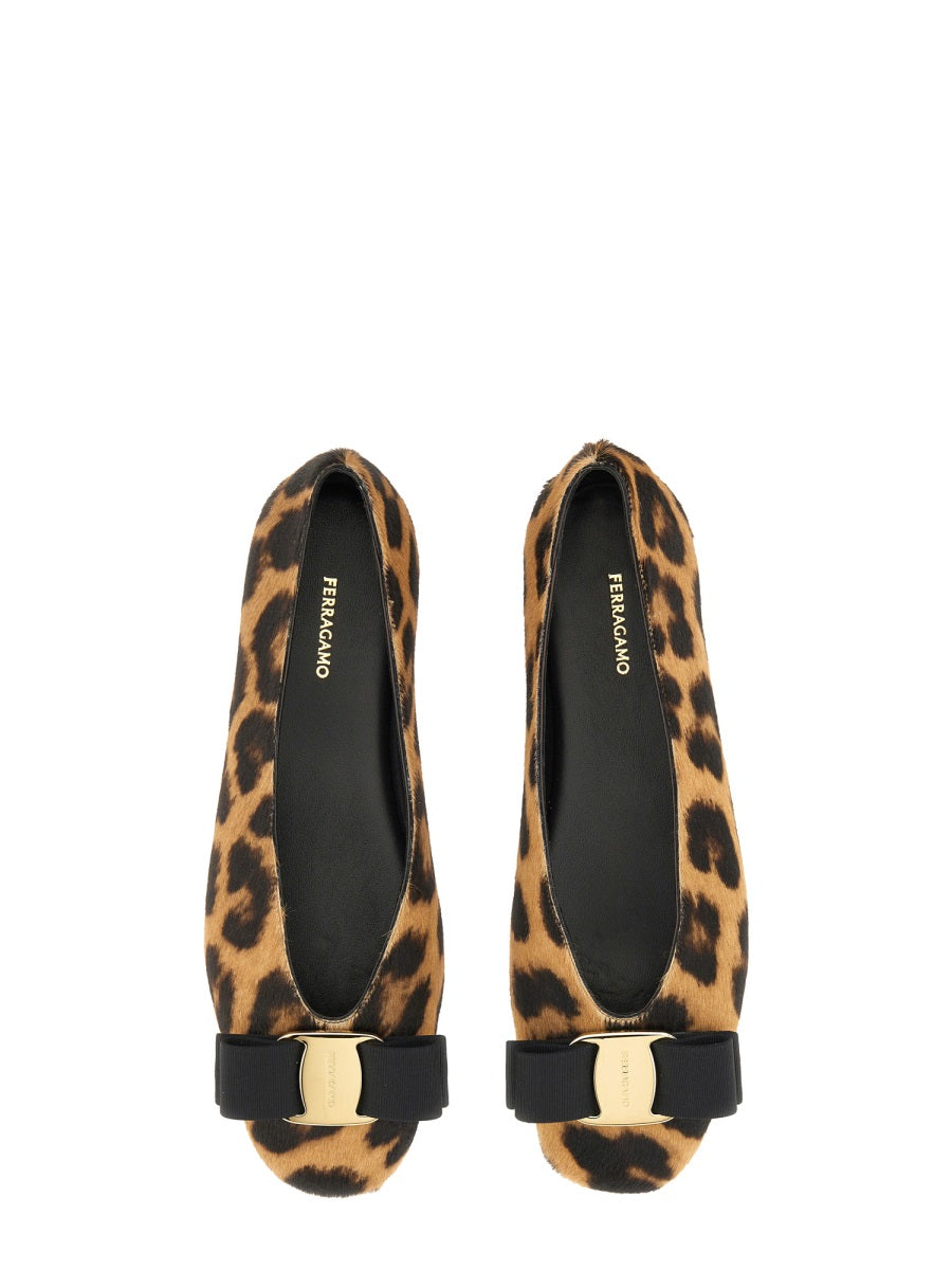 Ferragamo Women "Vara" Ballerina With Bow FERRAGAMO