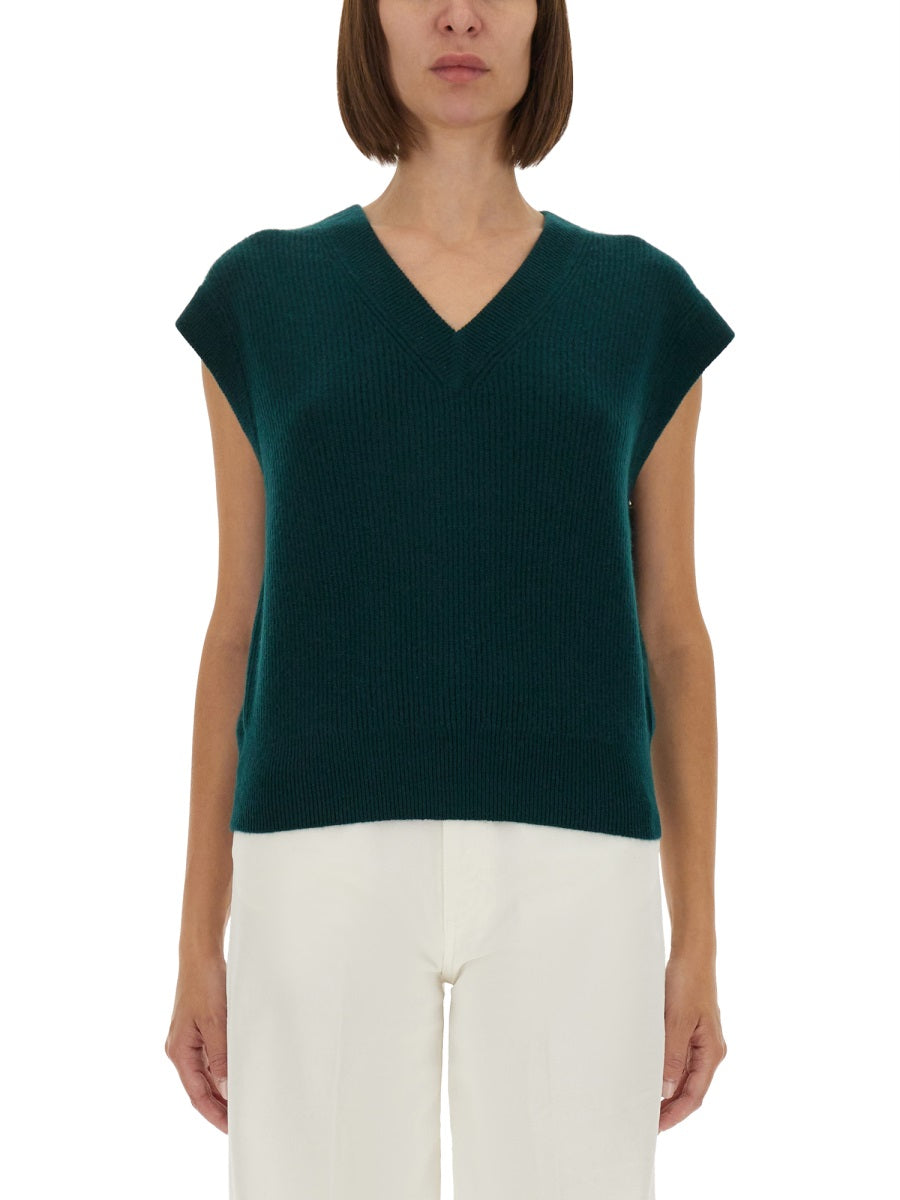 Guest In Residence Women Ribbed Knit Vest GUEST IN RESIDENCE