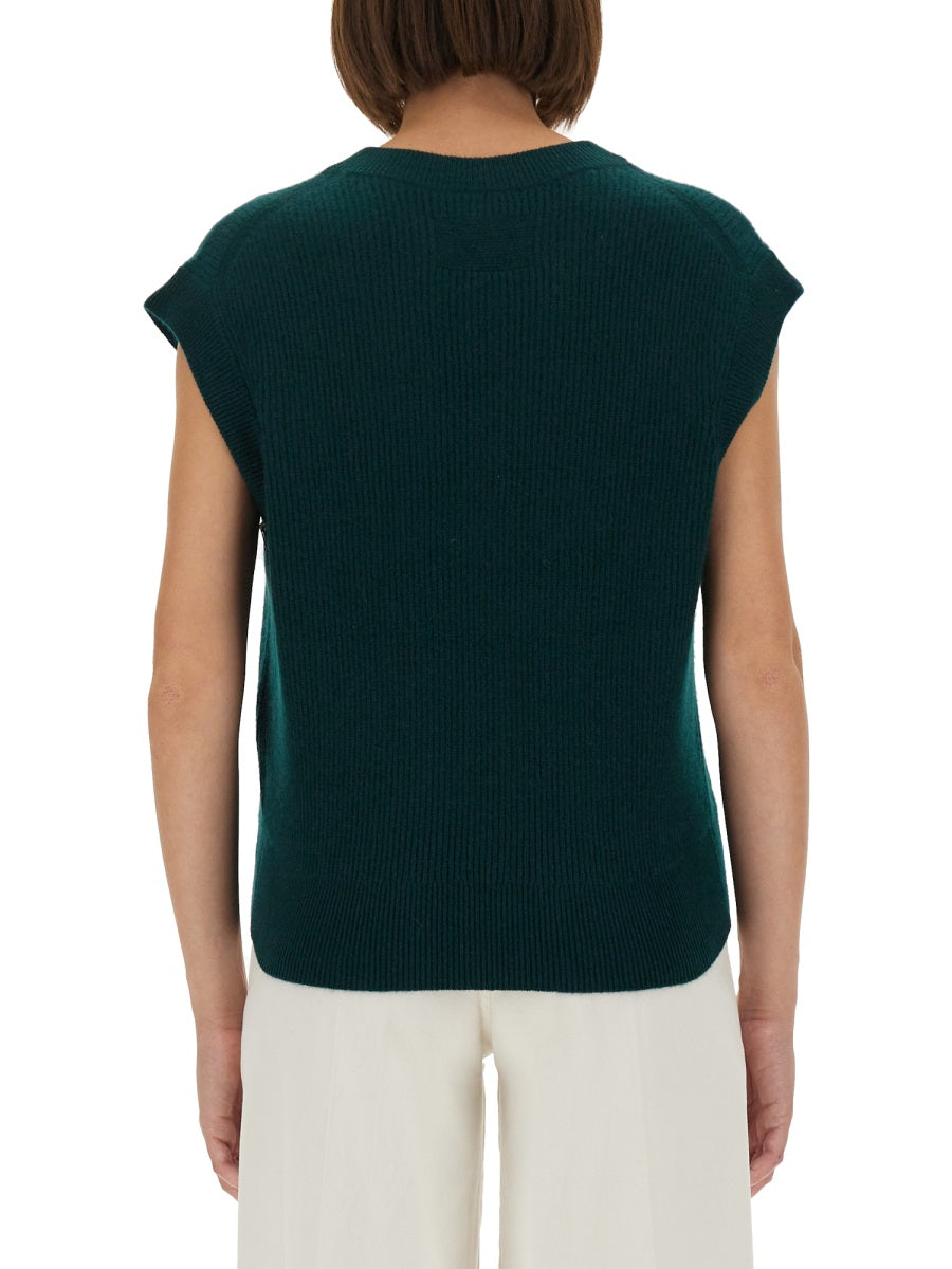 Guest In Residence Women Ribbed Knit Vest GUEST IN RESIDENCE