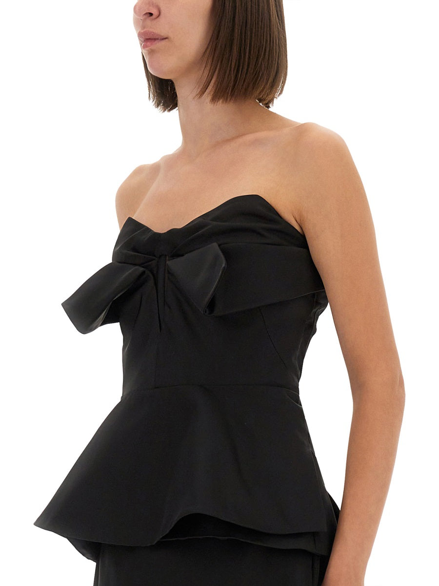 Alexander Mcqueen Women Strapless Corset Top ALEXANDER MCQUEEN
