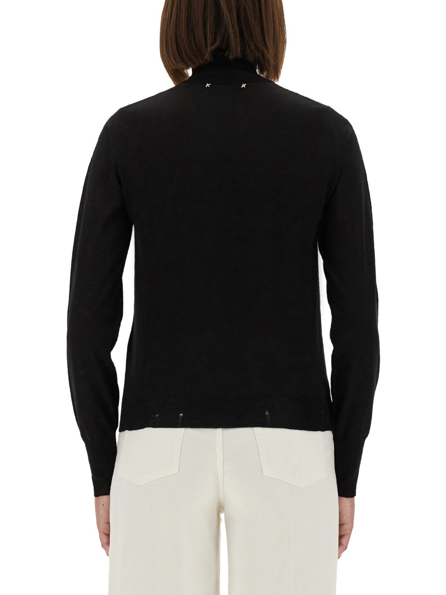 Golden Goose Women Worn Effect Wool Sweater GOLDEN GOOSE