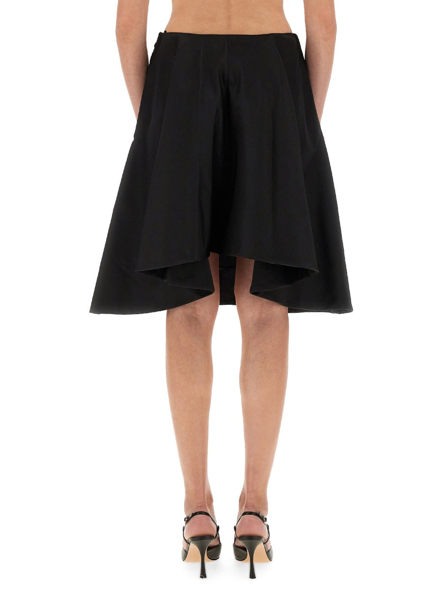 Alexander Mcqueen Women Flared Midi Skirt ALEXANDER MCQUEEN