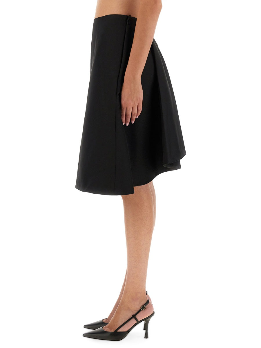 Alexander Mcqueen Women Flared Midi Skirt ALEXANDER MCQUEEN