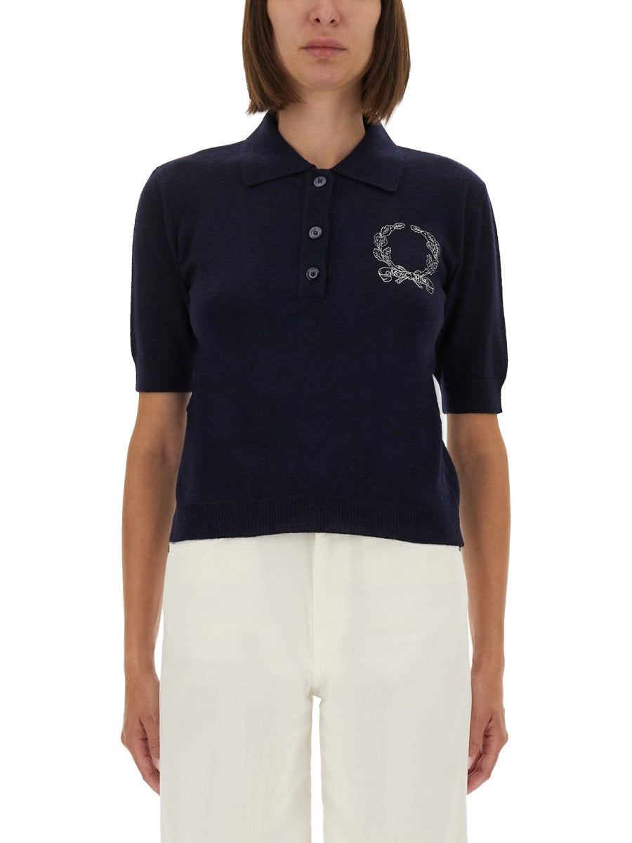 Moschino Women Polo Shirt With Logo MOSCHINO