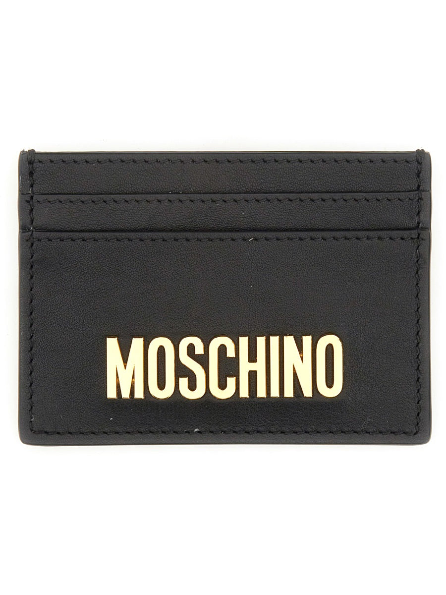 Moschino Men Card Holder With Logo MOSCHINO