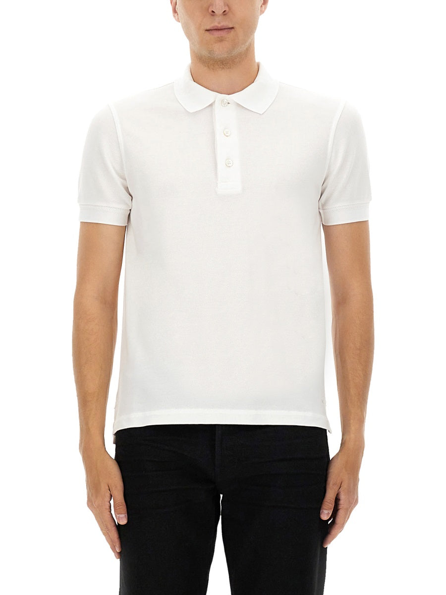 Tom Ford Men Pique Polo. TOM FORD