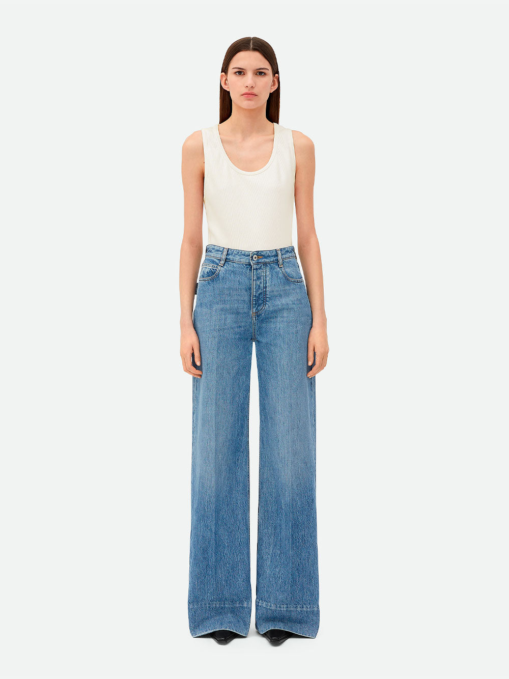 Bottega Veneta Women Jeans Vintage Indigo Gamba Ampia BOTTEGA VENETA