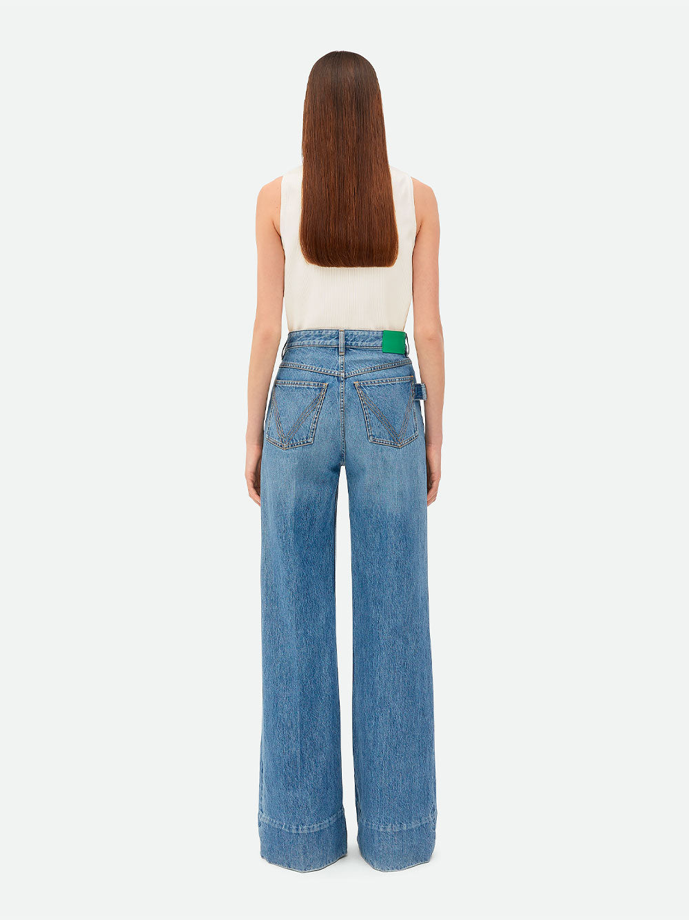 Bottega Veneta Women Jeans Vintage Indigo Gamba Ampia BOTTEGA VENETA