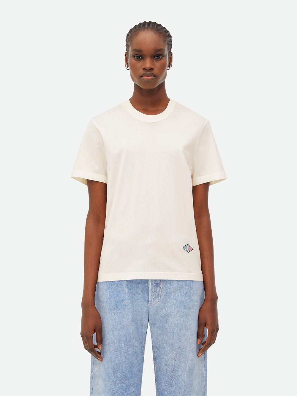Bottega Veneta Women T-Shirt In Jersey Di Cotone Leggero BOTTEGA VENETA