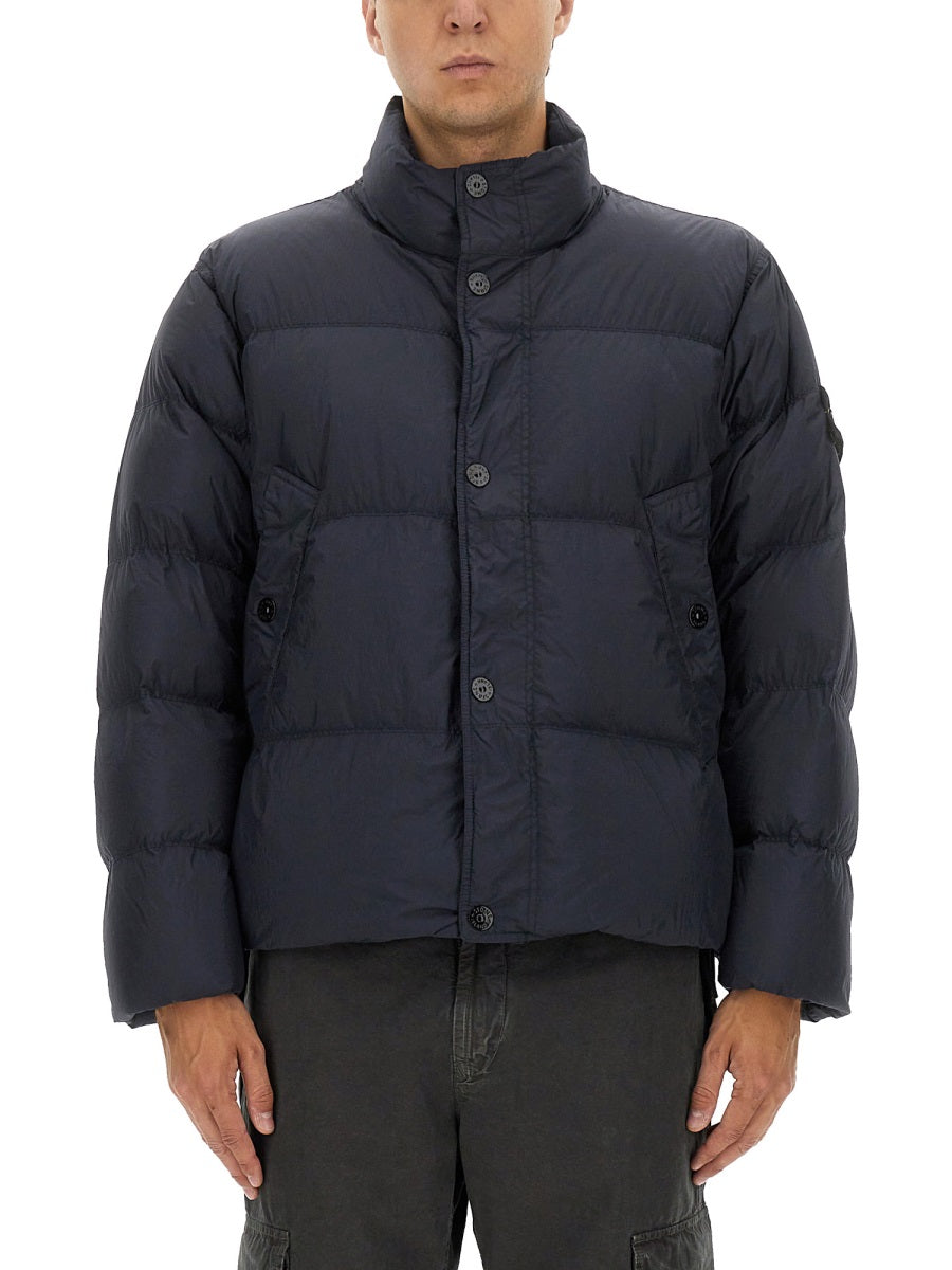Stone Island Men Down Jacket "Crinckle Reps" STONE ISLAND