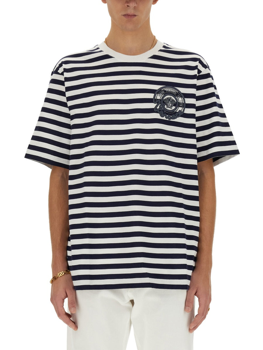 Versace Men Striped T-Shirt VERSACE