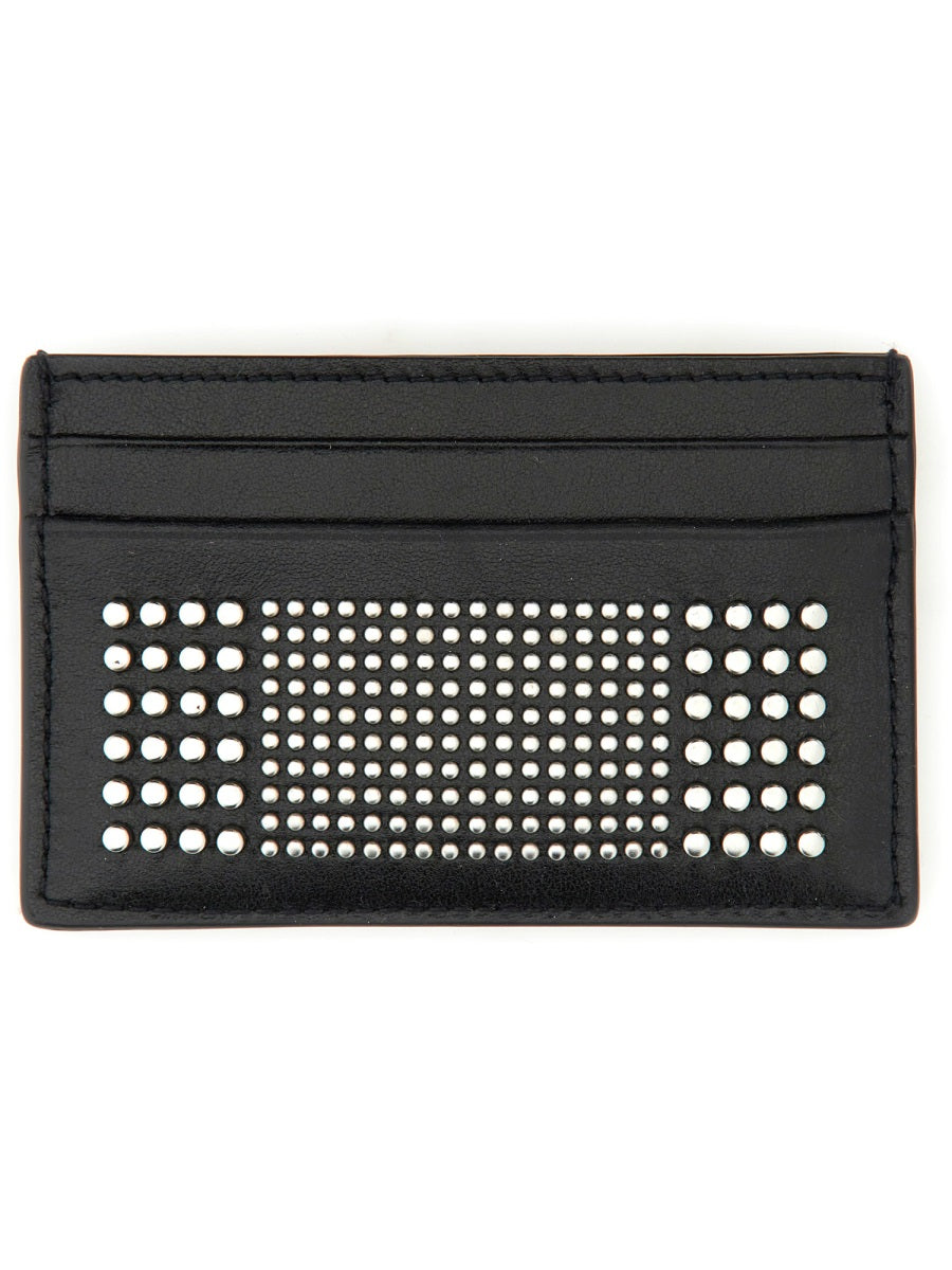 Alexander Mcqueen Men Leather Card Holder ALEXANDER MCQUEEN
