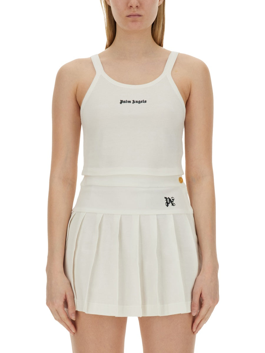 Palm Angels Women Tank Top With Logo PALM ANGELS