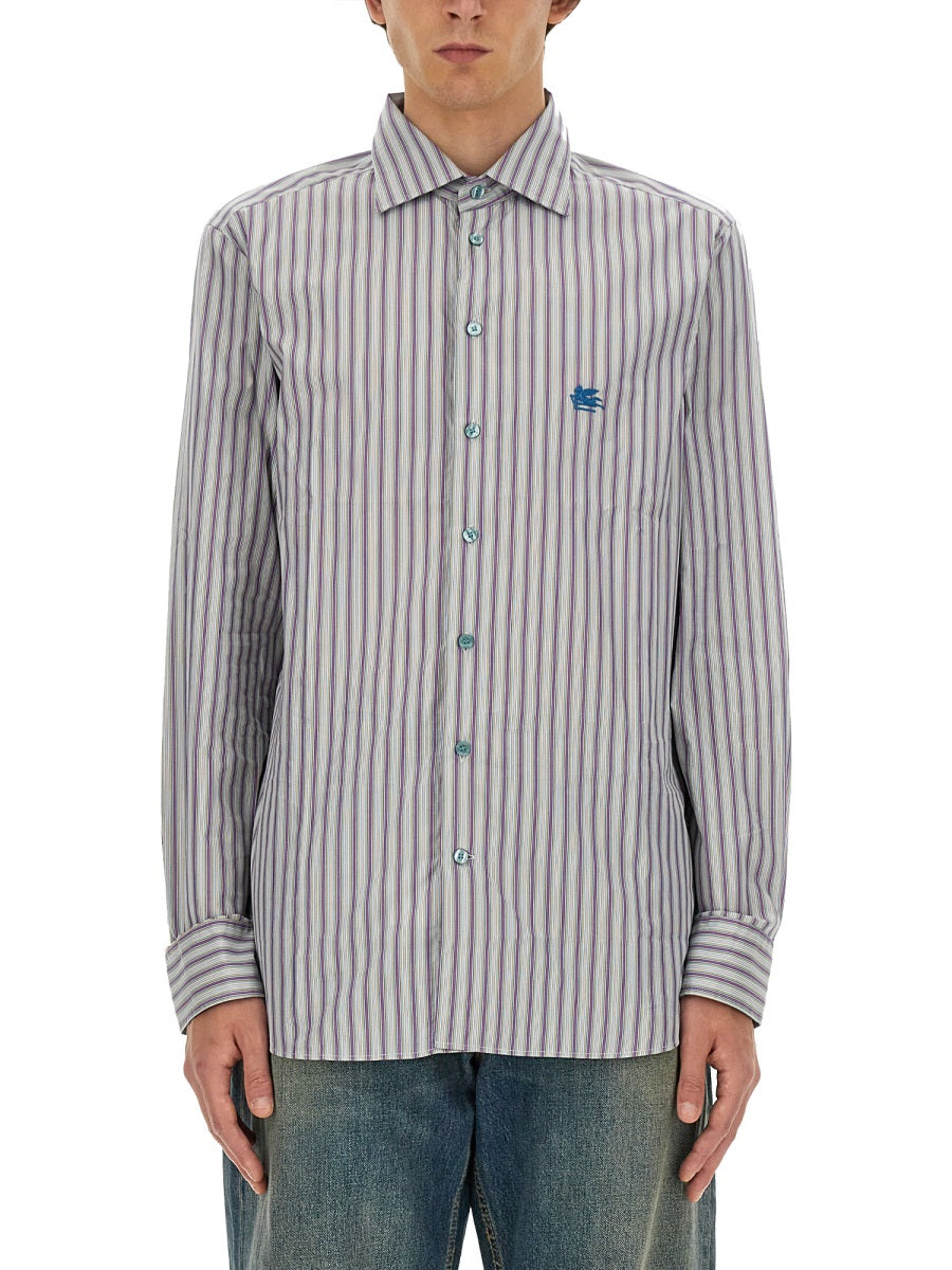 Etro Men Pegasus Logo Shirt ETRO