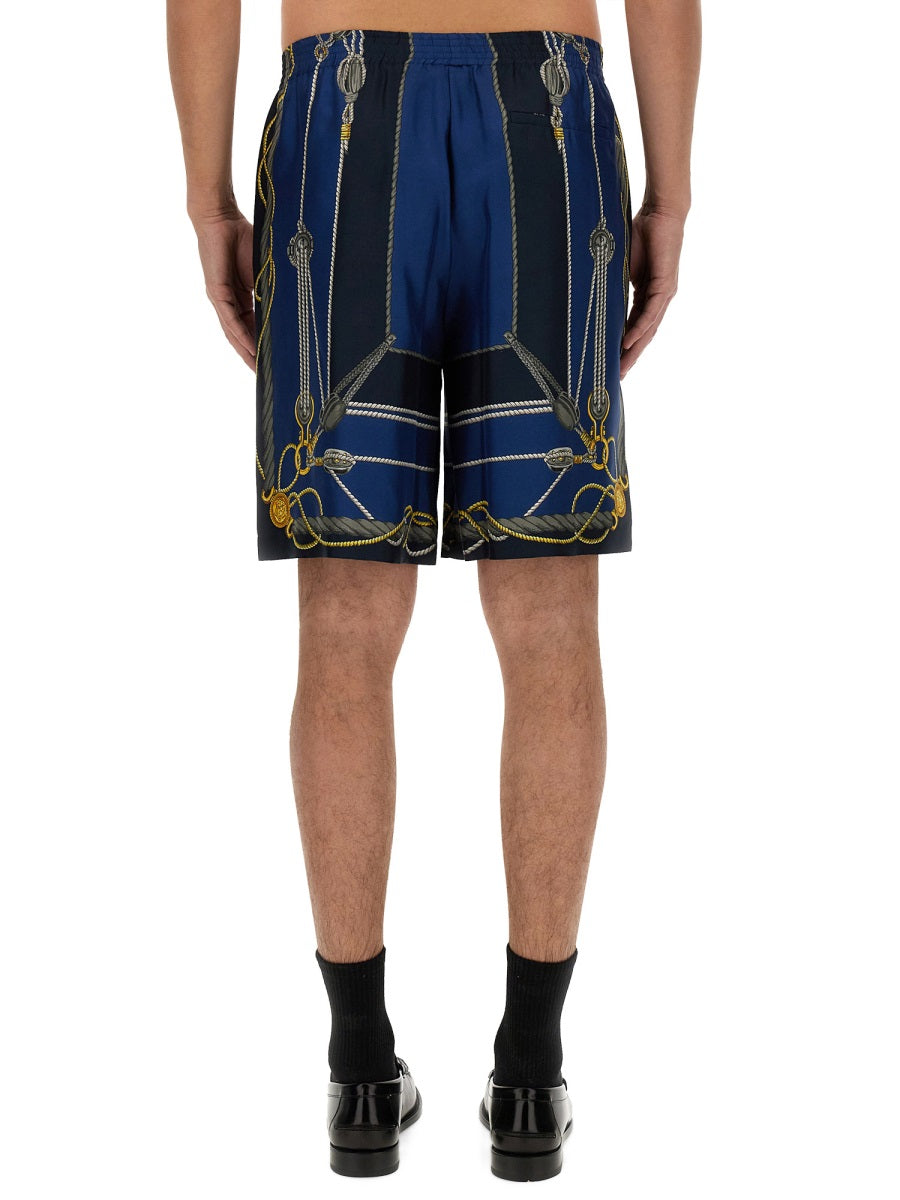 Versace Men Twill Bermuda Shorts VERSACE