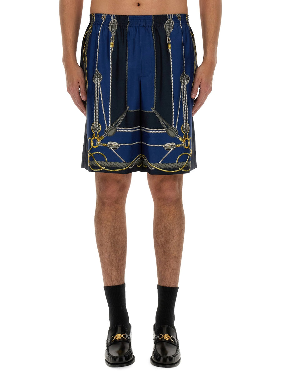 Versace Men Twill Bermuda Shorts VERSACE