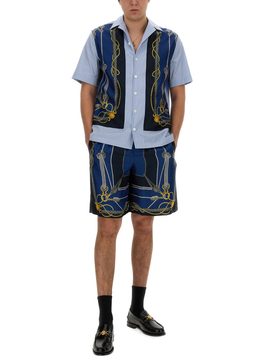 Versace Men Twill Bermuda Shorts VERSACE