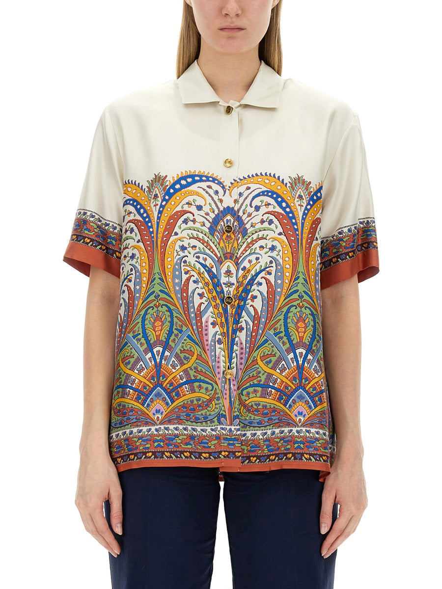 Etro Women Printed Silk Shirt ETRO