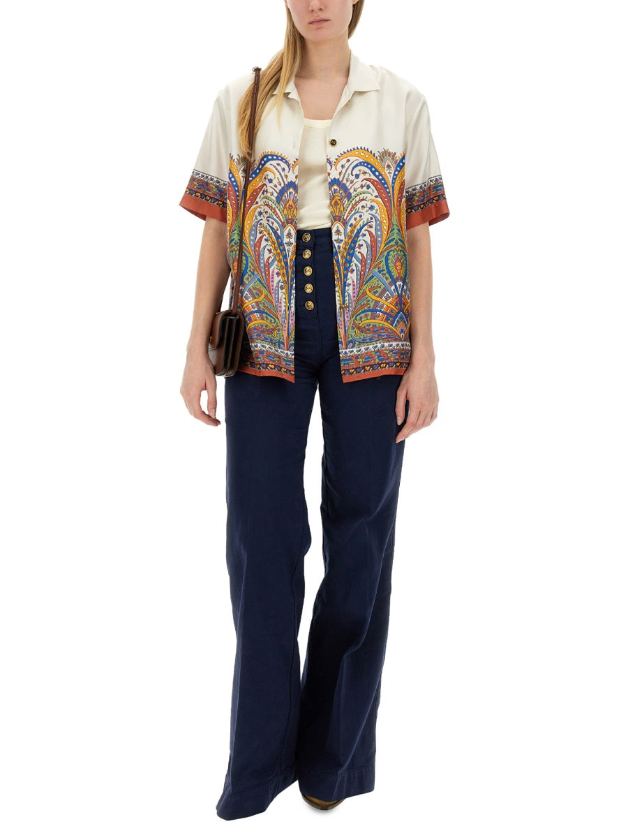 Etro Women Printed Silk Shirt ETRO