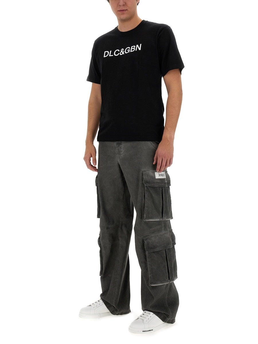 Dolce & Gabbana Men T-Shirt With Logo DOLCE & GABBANA