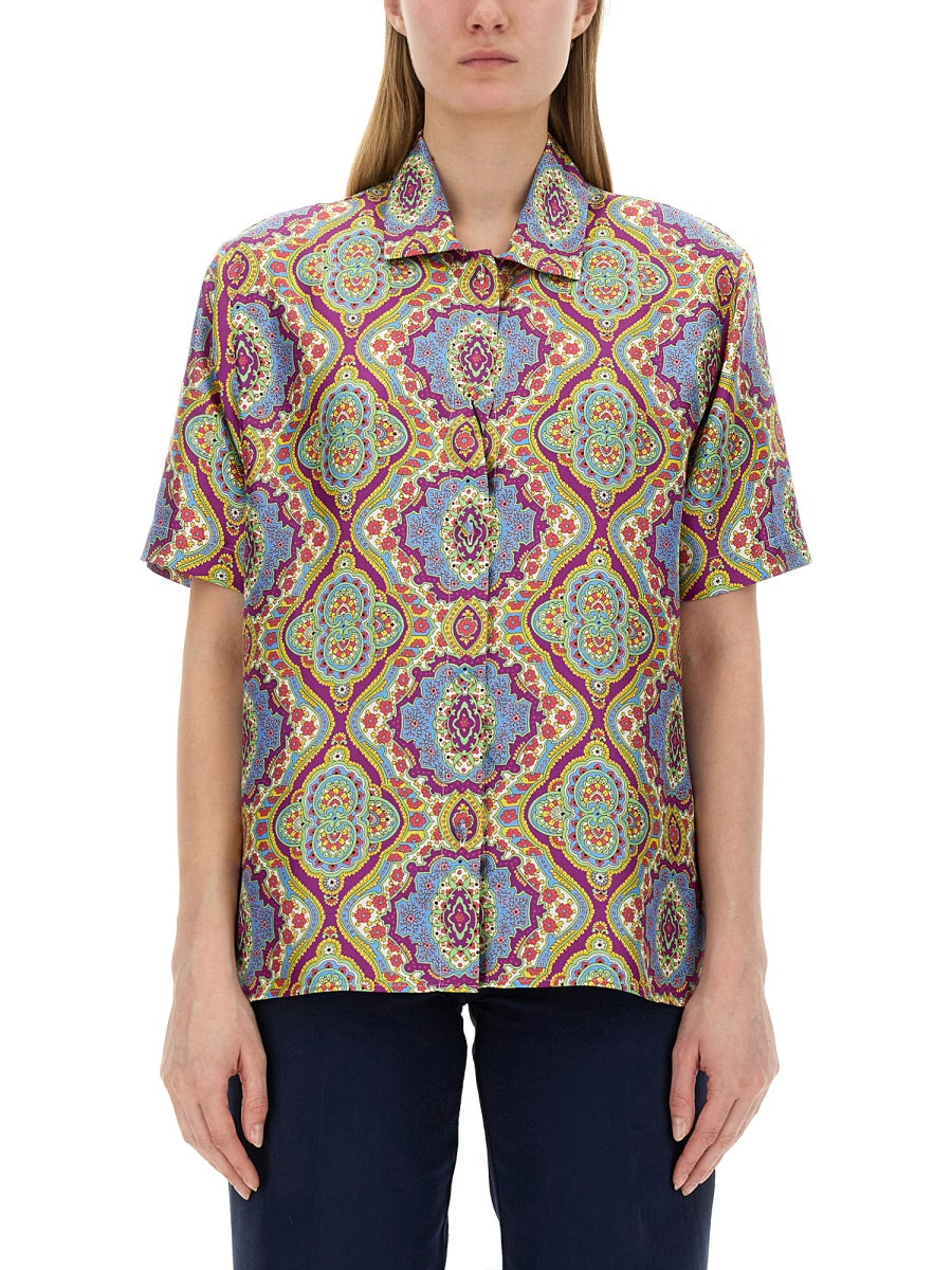 Etro Women Printed Silk Shirt ETRO