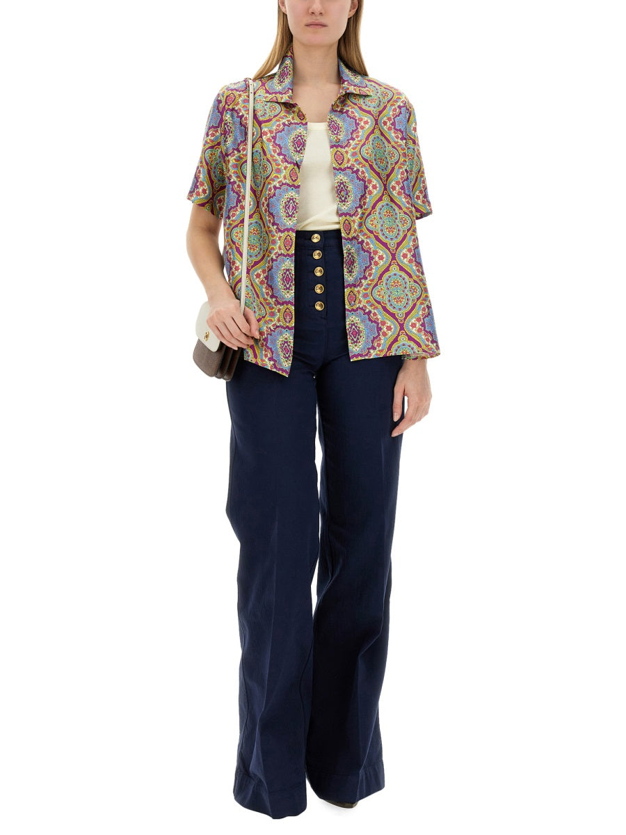 Etro Women Printed Silk Shirt ETRO
