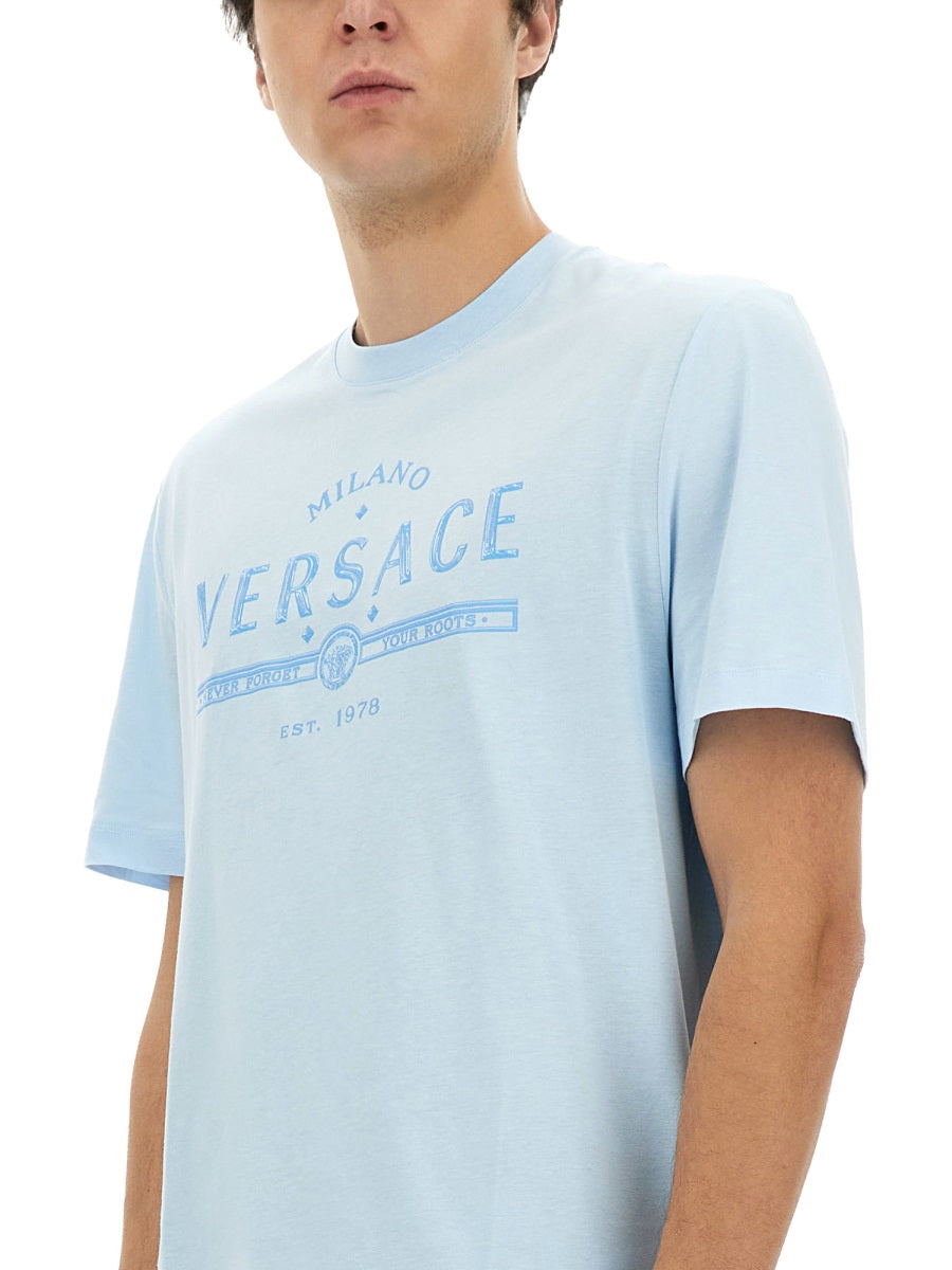 Versace Men T-Shirt With Logo VERSACE
