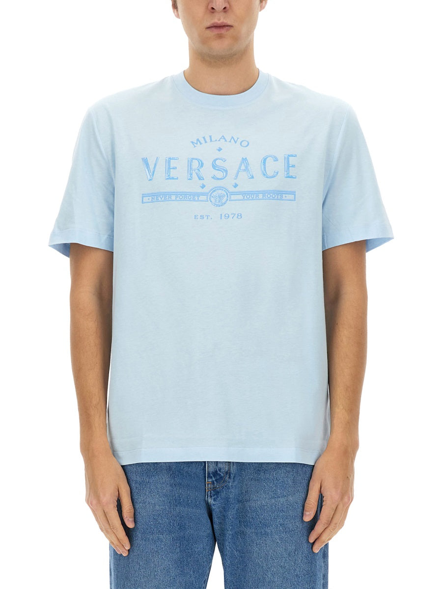 Versace Men T-Shirt With Logo VERSACE