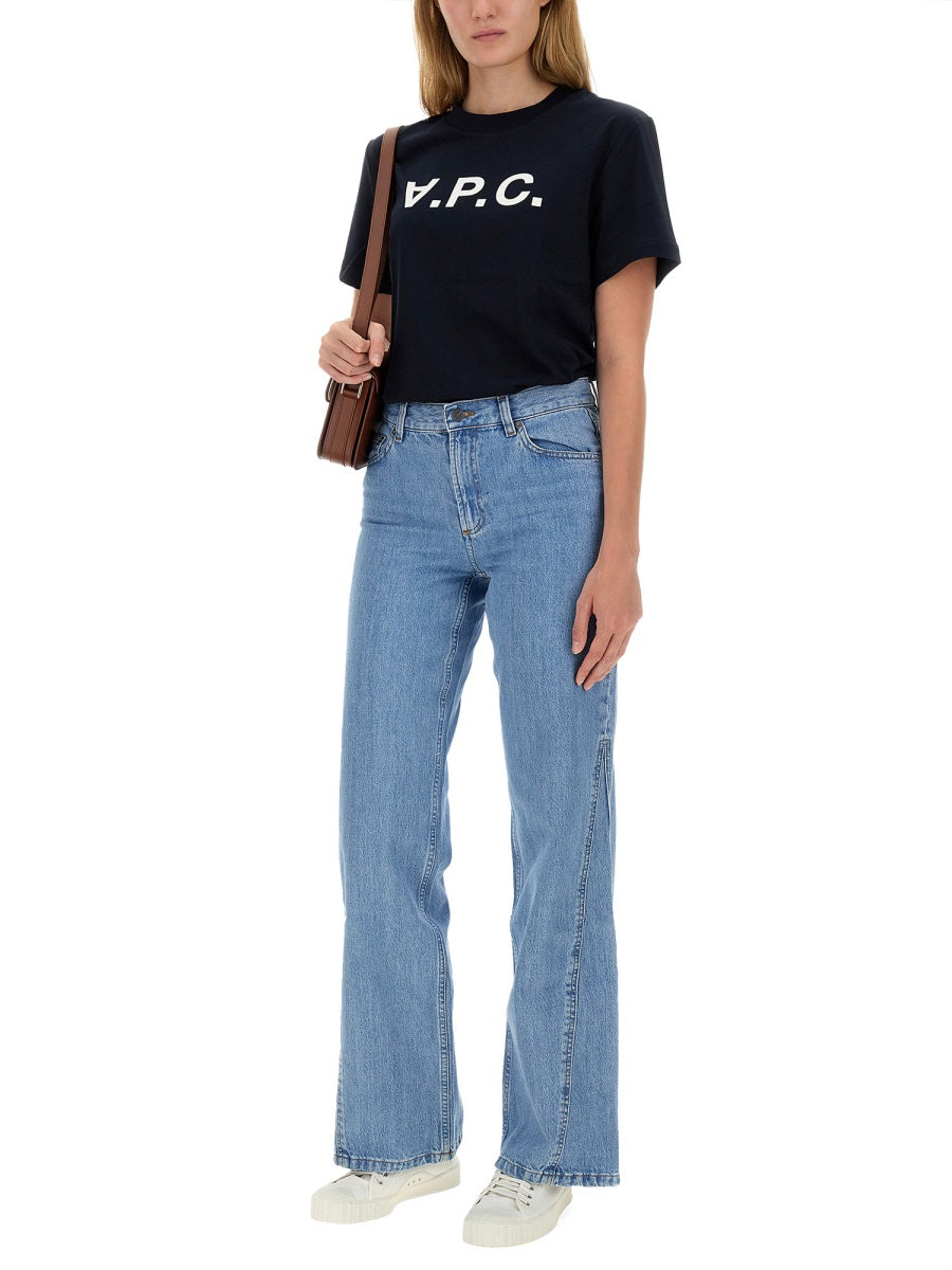 A.P.C. Women T-Shirt Con Logo A.P.C.