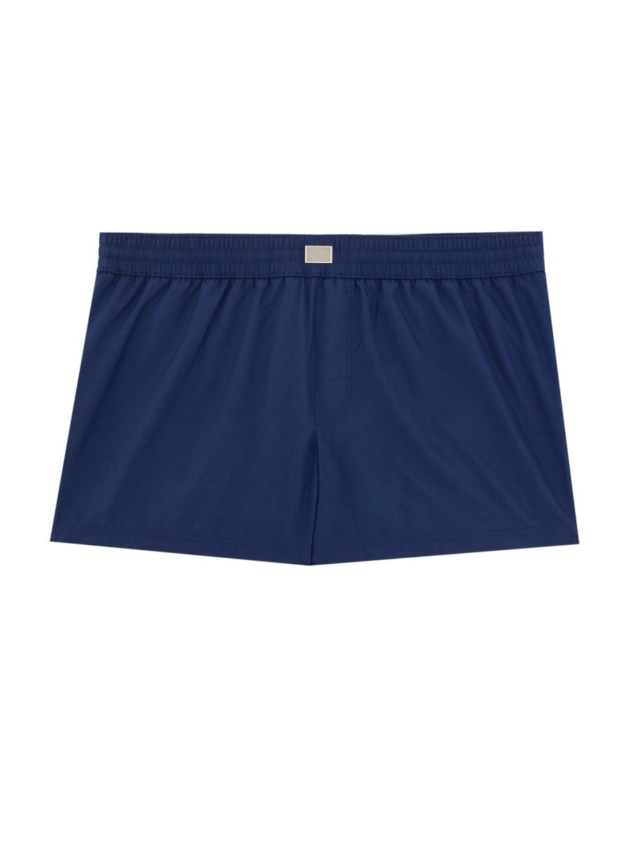 Dolce & Gabbana Men Logo Plaque Swimsuit DOLCE & GABBANA