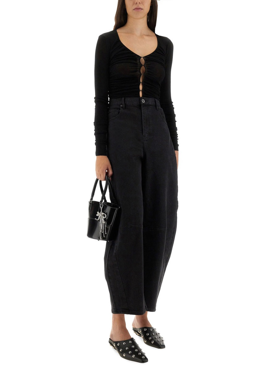 Self-Portrait Women Viscose Knit Top SELF-PORTRAIT