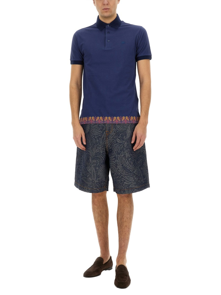 Etro Men Polo Shirt With Print ETRO