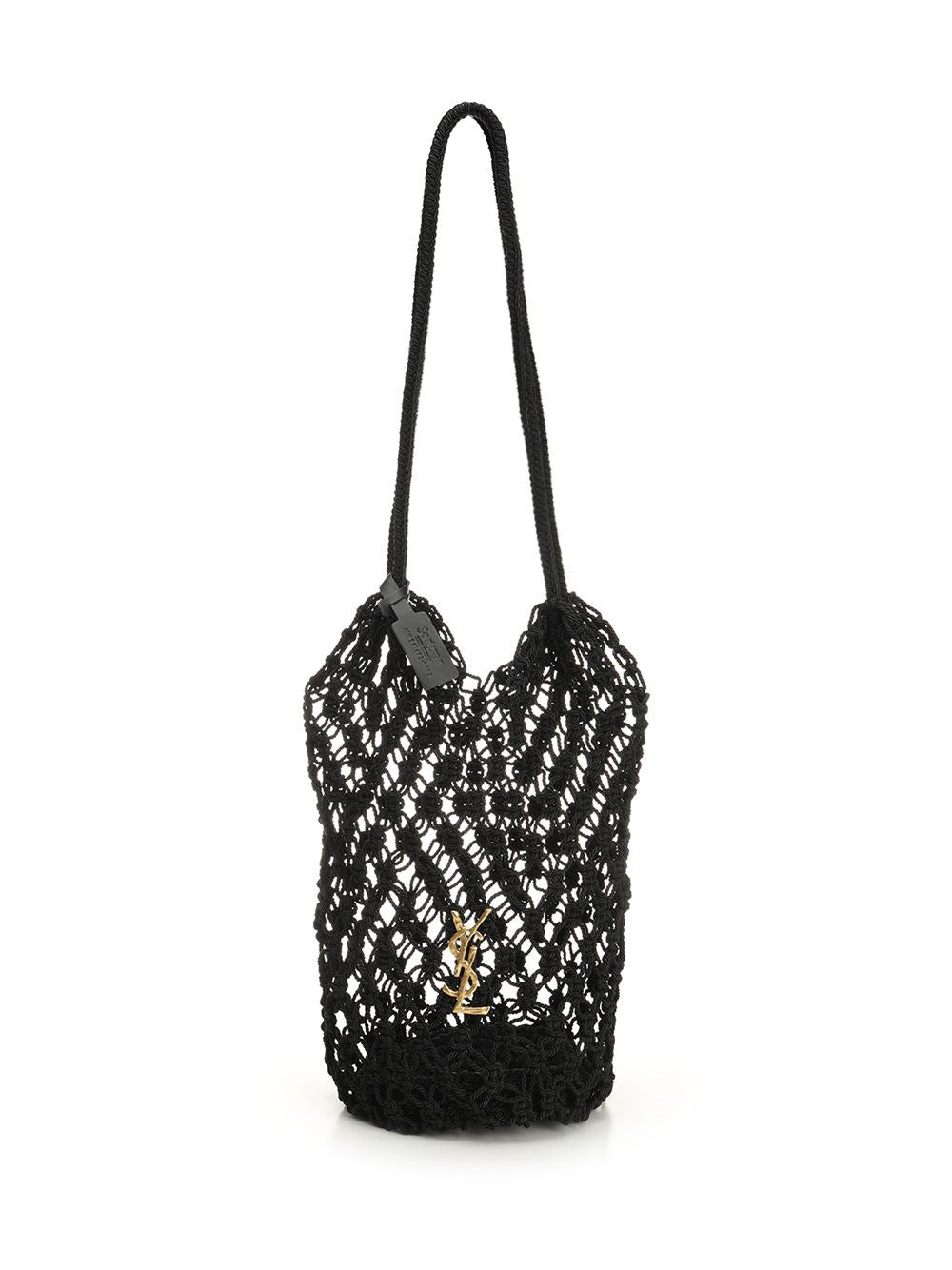 Saint Laurent Women Crochet Hobo Bag SAINT LAURENT