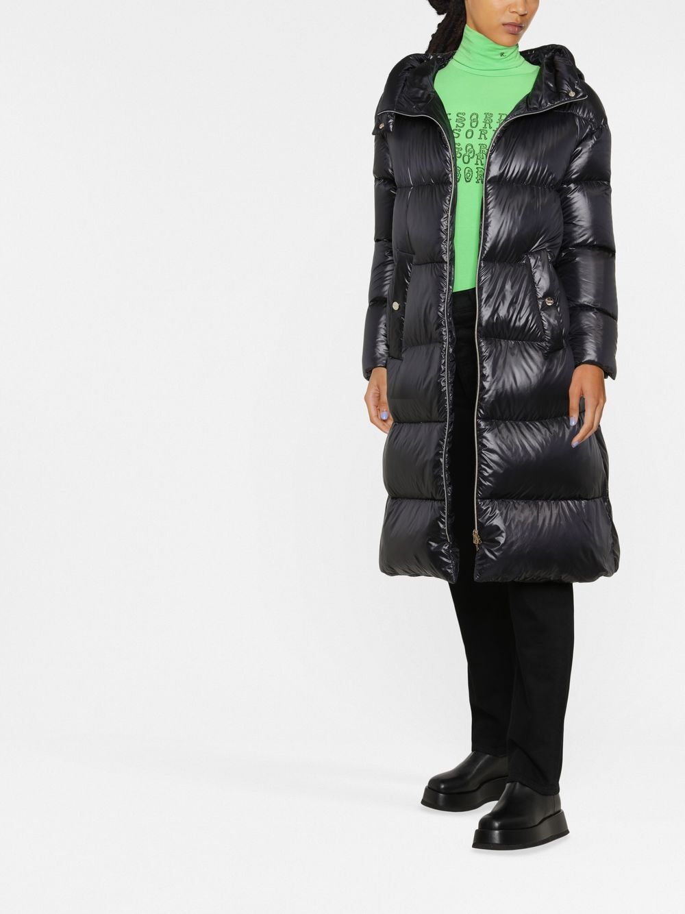 Herno Women Piumino Lungo Trapuntato HERNO