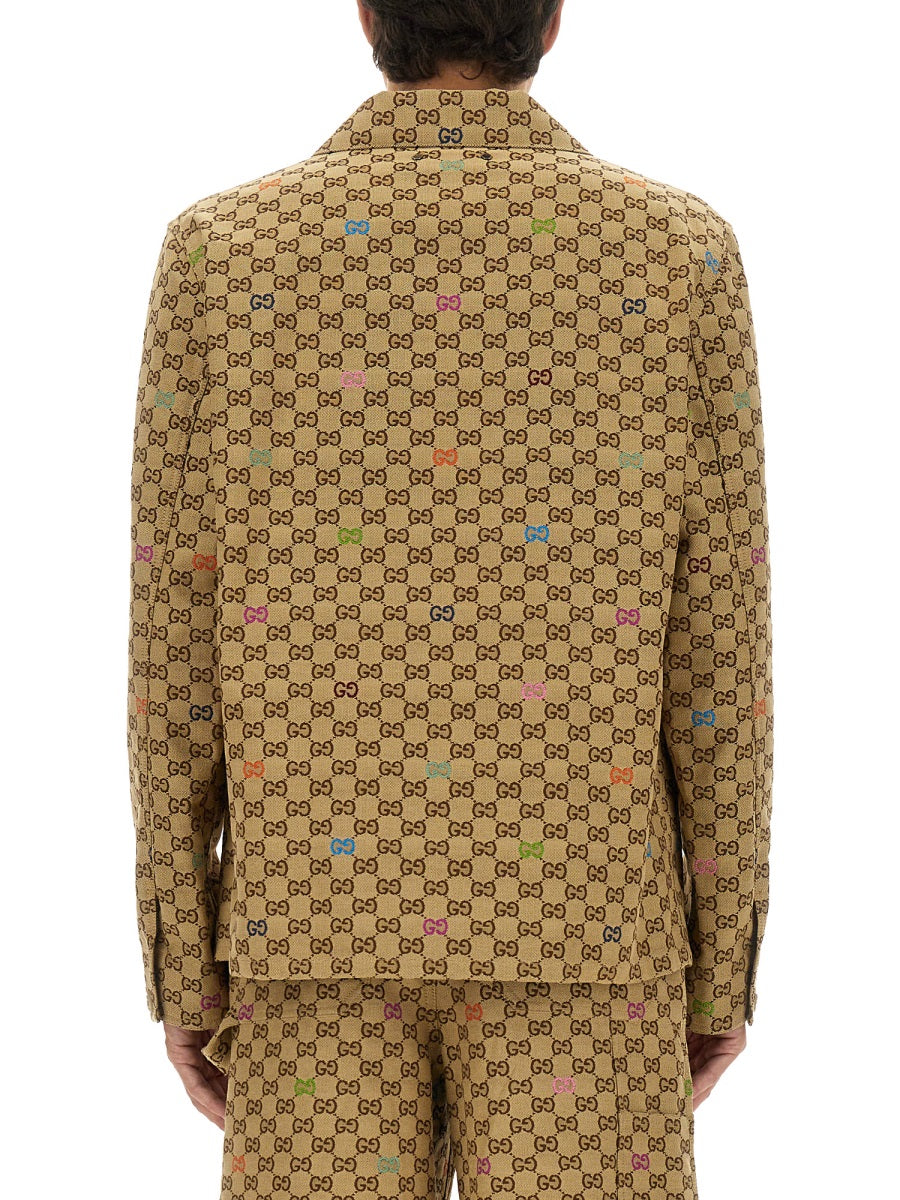 Gucci Men Fabric Jacket Gg GUCCI