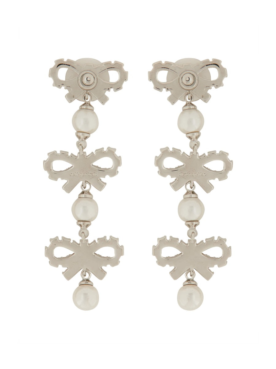 Self-Portrait Women Micro Bow Earrings SELF-PORTRAIT
