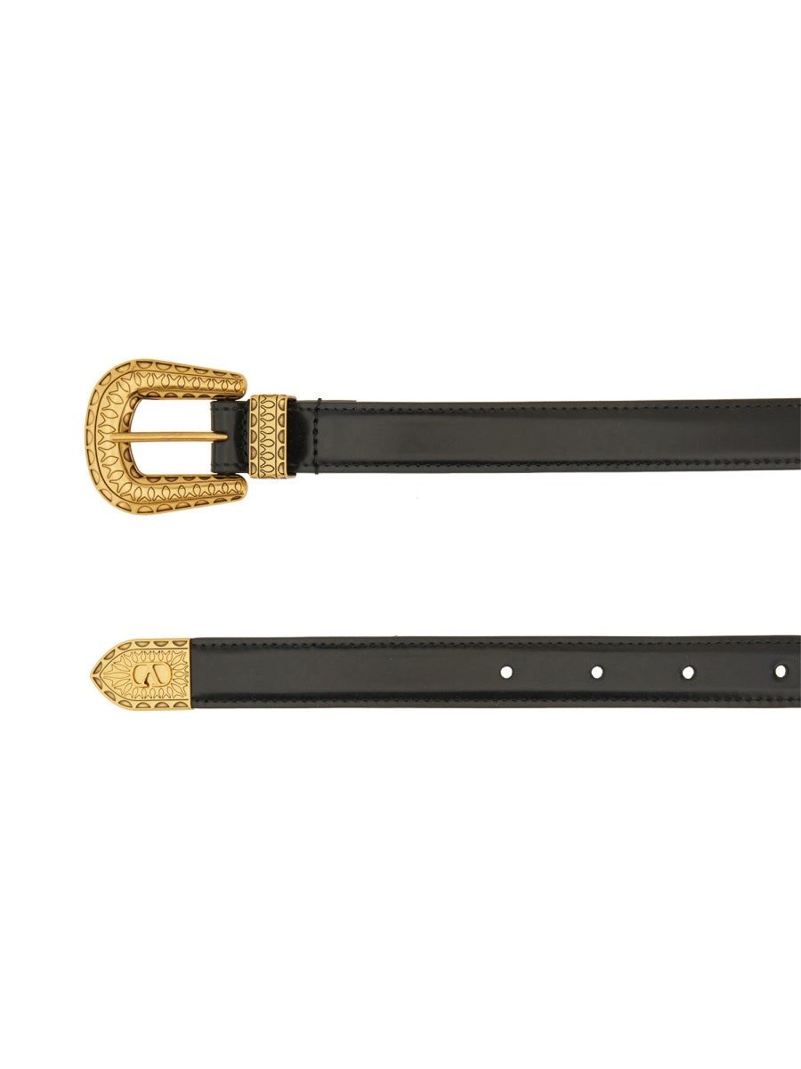 Valentino Garavani Men "Vlogo Signature" Belt VALENTINO GARAVANI
