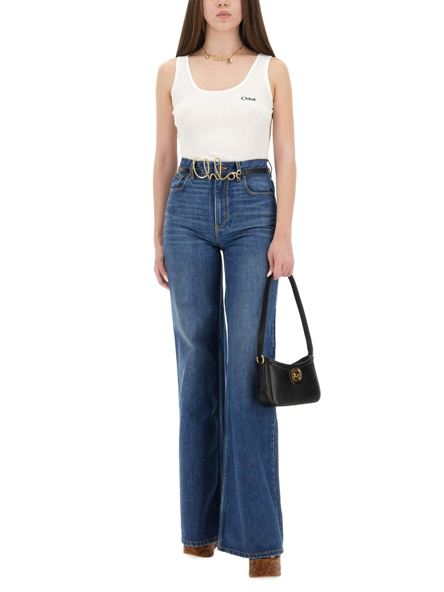 Chloé Women Wide Leg Jeans CHLOE