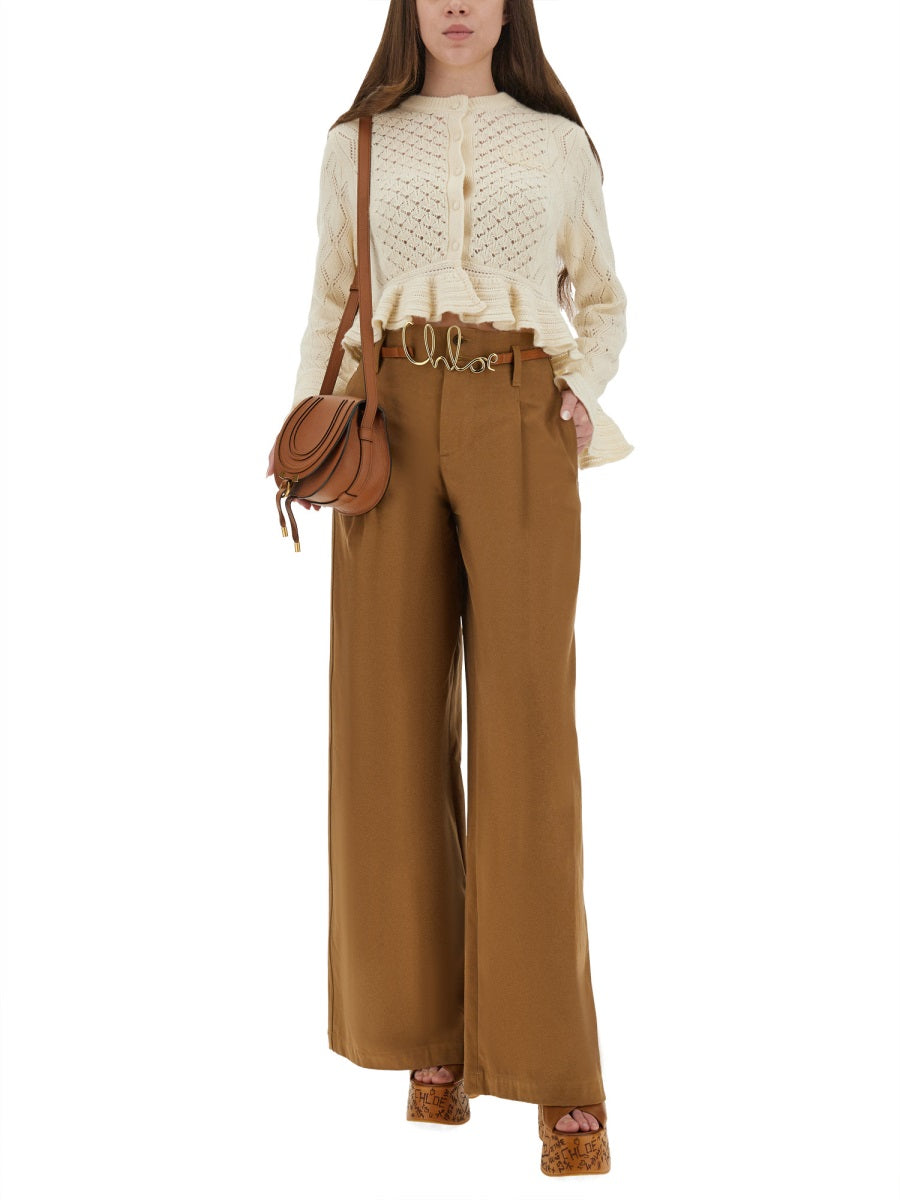 Chloé Women Crochet Knit Cardigan CHLOE