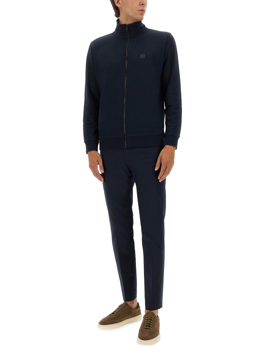 Boss Men Zip Sweatshirt. BOSS