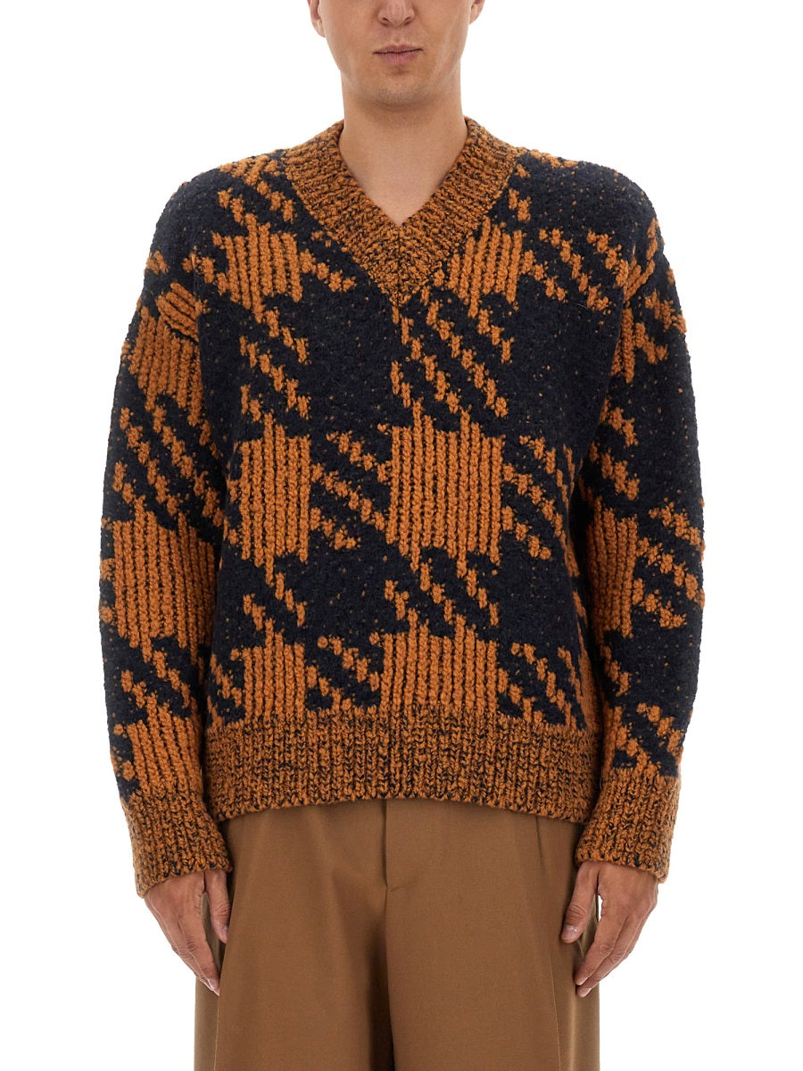 Dries Van Noten Men Wool Jersey. DRIES VAN NOTEN