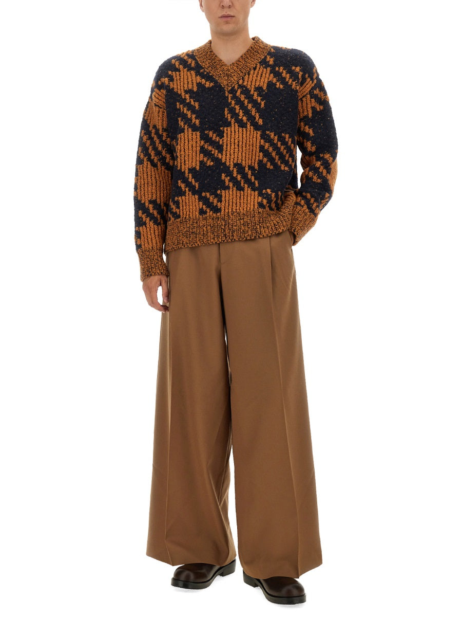 Dries Van Noten Men Wool Jersey. DRIES VAN NOTEN