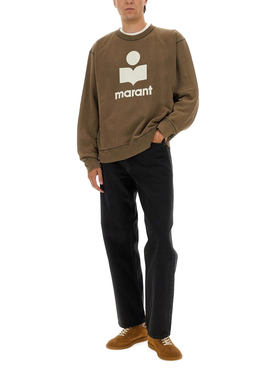 Marant Men "Mikoy" Sweatshirt With Logo ISABEL MARANT