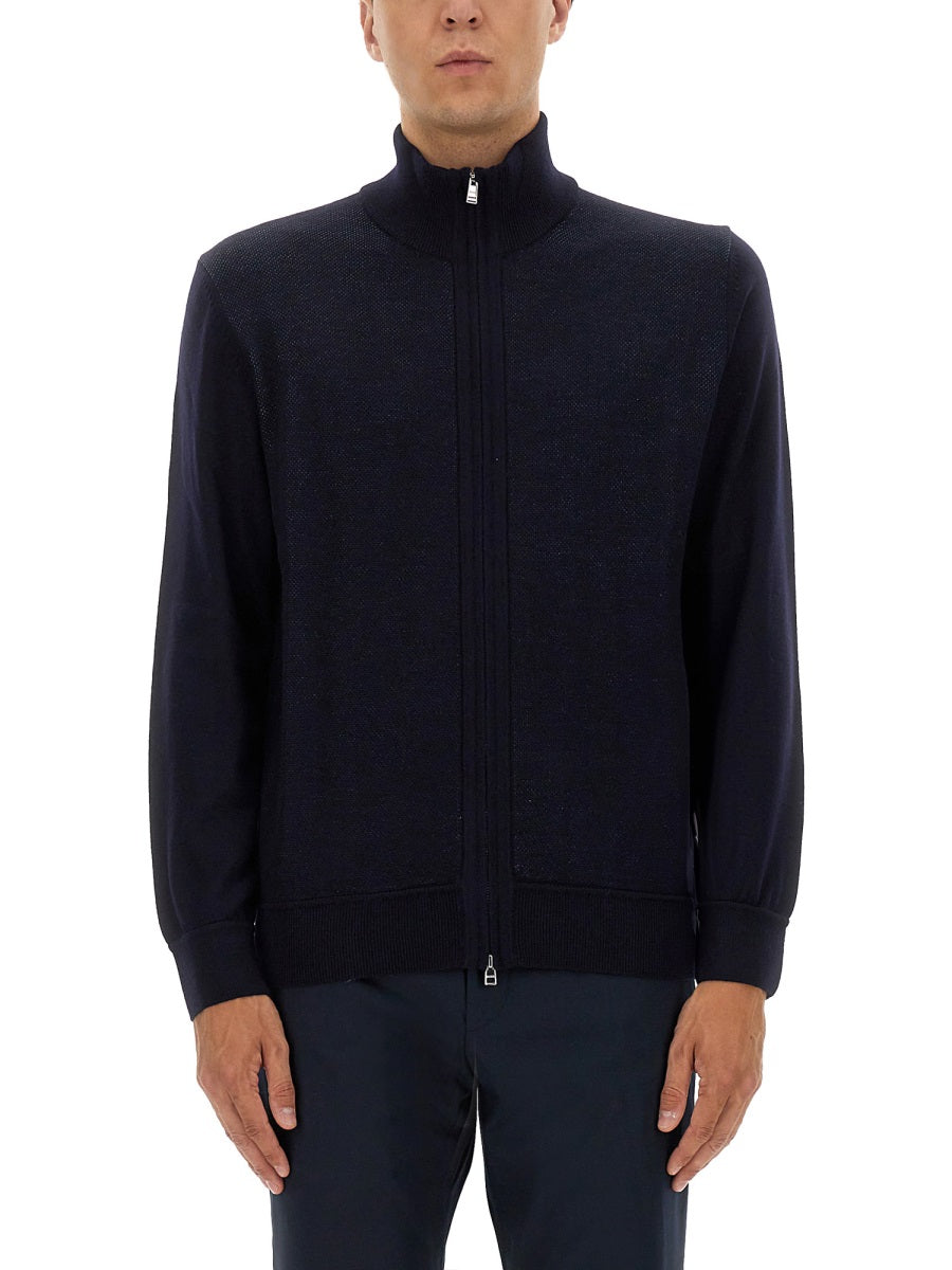 Boss Men Shirt With Zip. BOSS