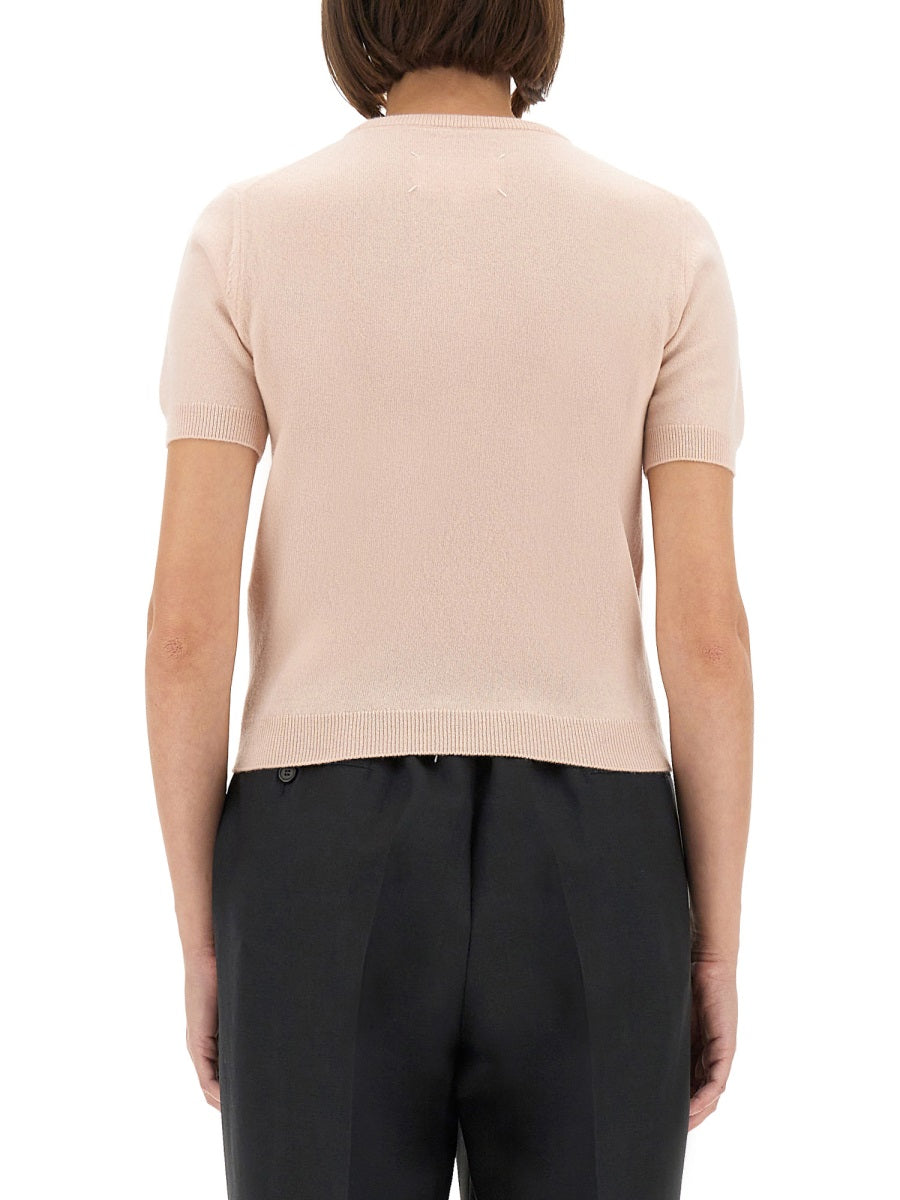 Maison Margiela Women Wool Crew Neck T-Shirt MAISON MARGIELA