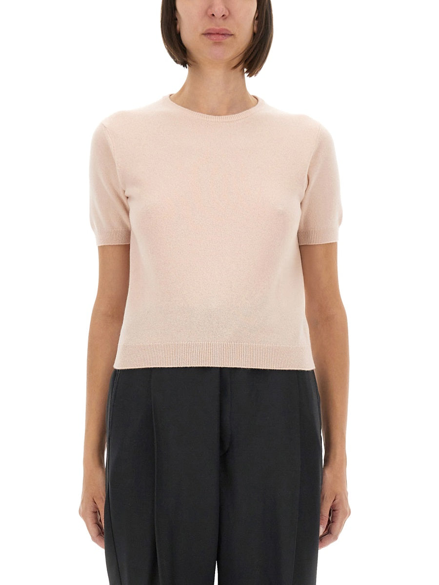 Maison Margiela Women Wool Crew Neck T-Shirt MAISON MARGIELA