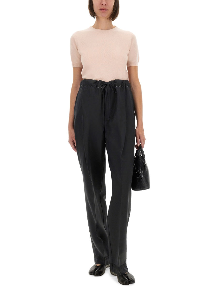 Maison Margiela Women Wool Crew Neck T-Shirt MAISON MARGIELA