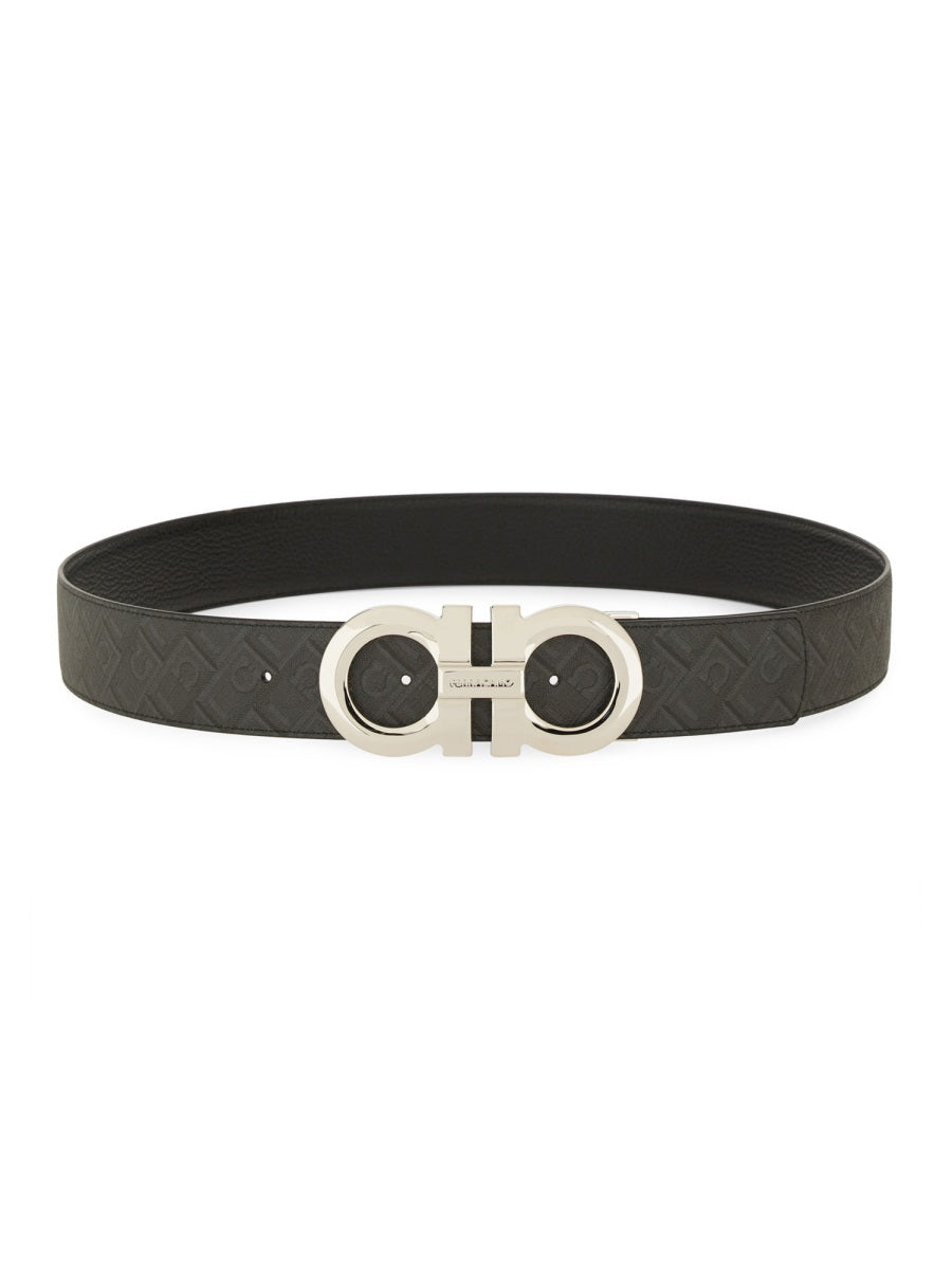 Ferragamo Men Reversible "Hooks" Belt FERRAGAMO